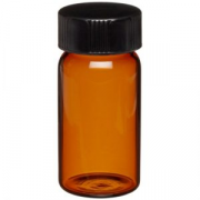 Chai VIAL nâu nắp vặn đen không chia vạch Onelab 40ml