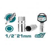 Đầu tuýp lục giác 1/2 inch 21mm Total THSPS12216