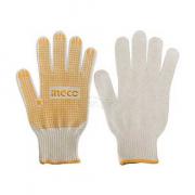 Găng tay dệt kim & có đốm chấm nhựa PVC INGCO HGVK05