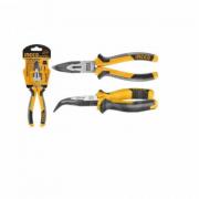 Kềm mũi nhọn mỏ cong 6"/160mm INGCO HBNP28168