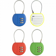 Khóa vali túi xách mở số Master Lock 4671EURDCOL