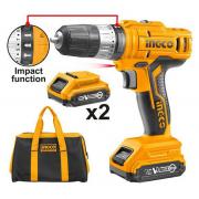 Máy khoan búa dùng pin Lithium 16.8V INGCO CIDLI1612