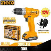 Máy khoan pin dùng pin Lithum 12V INGCO CDLI1211