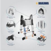 Thang nhôm rút đôi chữ A Hakawa HK-256