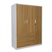 Tủ khung thép kết hợp với cánh gỗ công nghiệp phủ Melamine TU 18B2C3