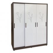 Tủ khung thép sơn tĩnh điện Hòa Phát 3 cánh lùa  TU19B3C3