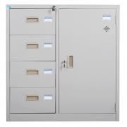 Tủ sắt sơn tĩnh điện Hòa Phát 2 khoang TU88-4D