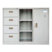 Tủ sắt sơn tĩnh điện Hòa Phát 3 khoang TU118-4D