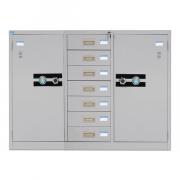 Tủ sắt sơn tĩnh điện Hòa Phát 3 khoang TU118-7D