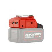 USB cắm vào pin 20V Devon 5918-LI-20PS