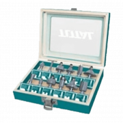 Bộ 12 mũi phay gỗ 1/4" 6.3 mm Total TACSR0104121