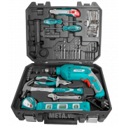 Bộ máy khoan búa 101 món Total THKTHP 1012E 650 W