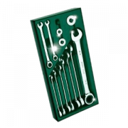 Bộ khay cờ lê tự động 2 đầu 14 chi tiết (hệ inch) SATA 09923