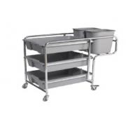 Xe đẩy đồ ăn 3 tầng (860x450x890)mm