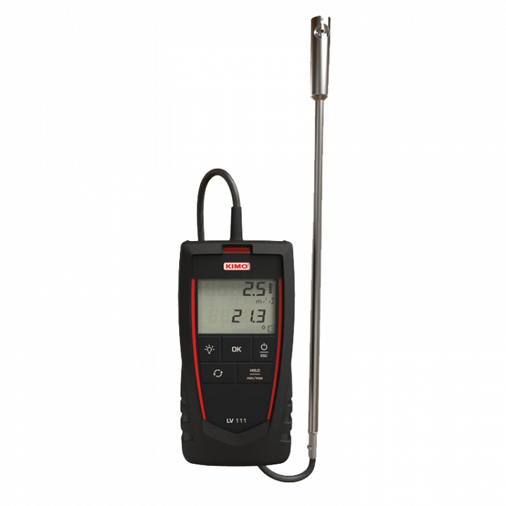 Máy đo tốc độ gió và nhiệt độ Kimo LV 111 24724