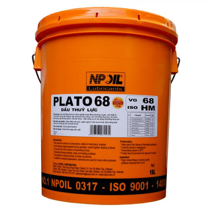 Dầu thủy lực NP Oil Plato 68 X18.0