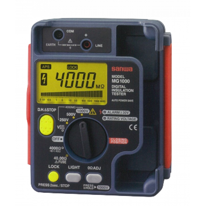 Máy đo điện trở cách điện Sanwa MG1000 Set
