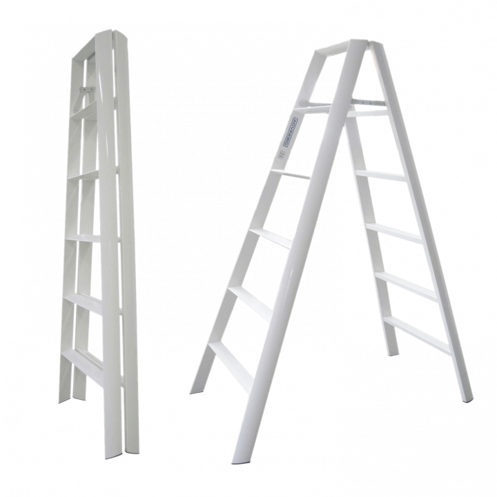 Thang nhôm ghế 6 bậc Advindeq AV306 (Trắng) - Taiwan