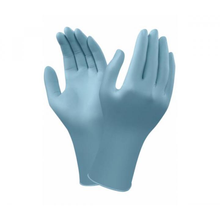 Găng tay chống hóa chất, dùng 1 lần Ansell TOUCHNTUFF 92-670 loại nhám đầu ngón tay (Hộp)