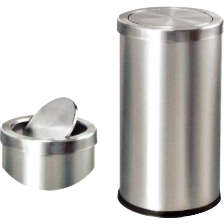 Thùng rác inox nấp bập bênh Ritabins A35-O