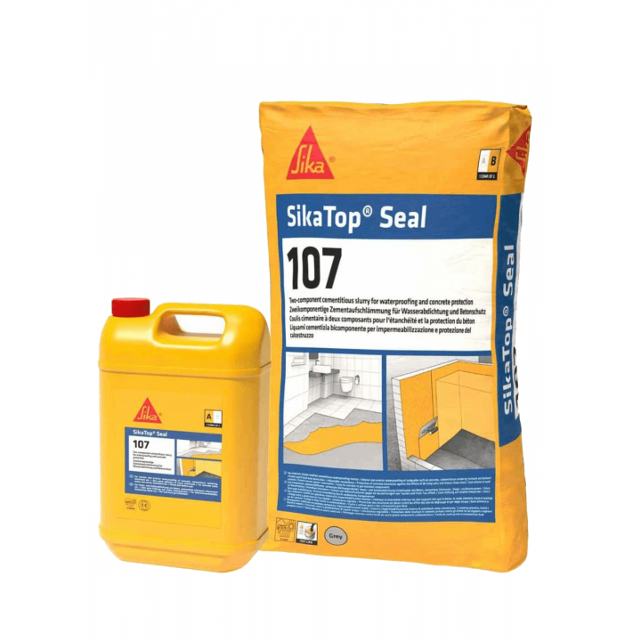 Vật liệu chống thấm và bảo vệ đàn hồi Sika Sikatop Seal 107