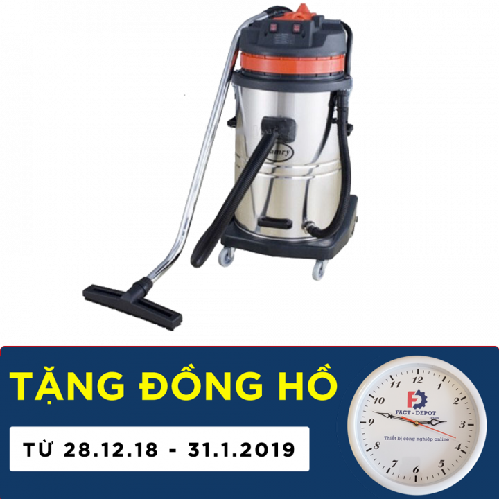 Máy hút bụi công nghiệp inox 2 trong 1 Camry BF 580 (70L)