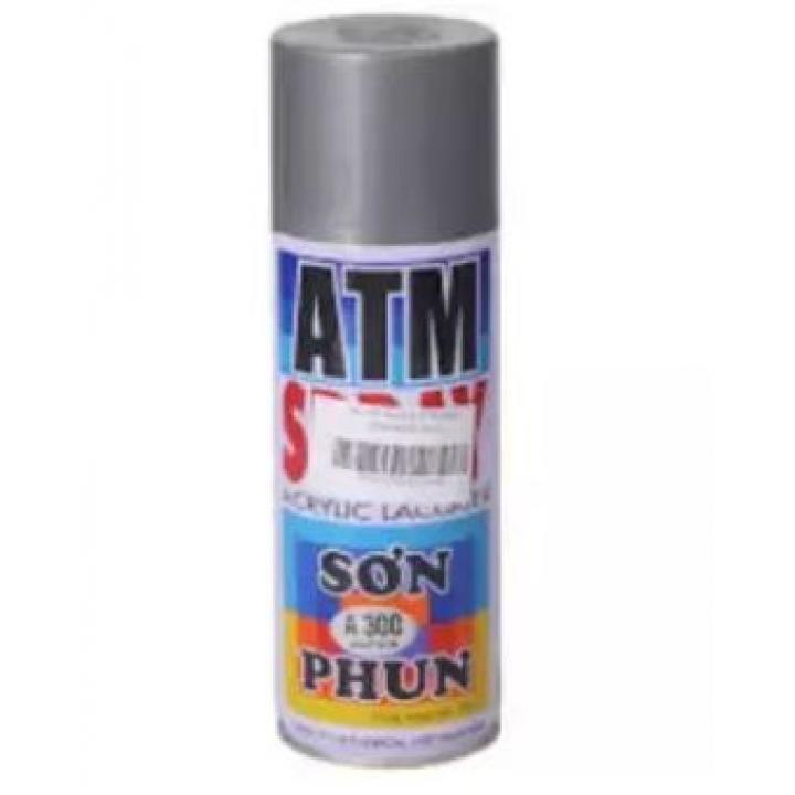 Sơn Xịt ATM Spray A300 400ml (Bạc) - Thùng 12 chai