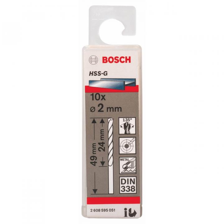 Mũi khoan kim loại HSS-G Bosch 2608595051
