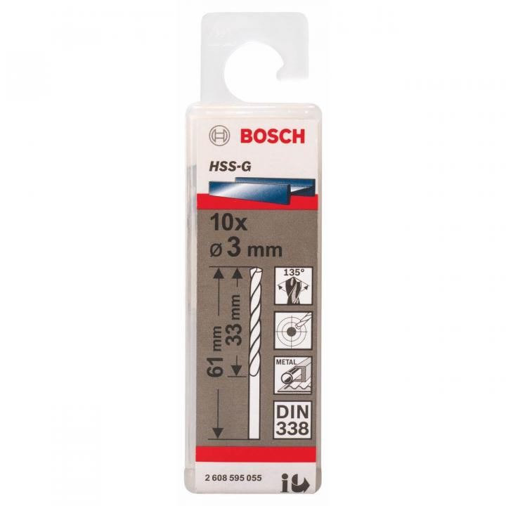 Mũi khoan kim loại HSS-G Bosch 2608595055