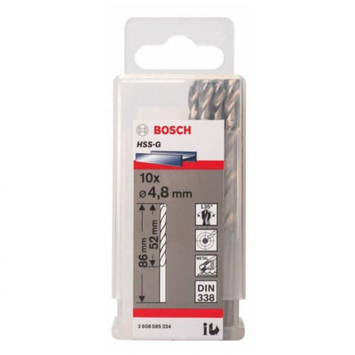 Mũi khoan kim loại HSS-G Bosch 2608595334