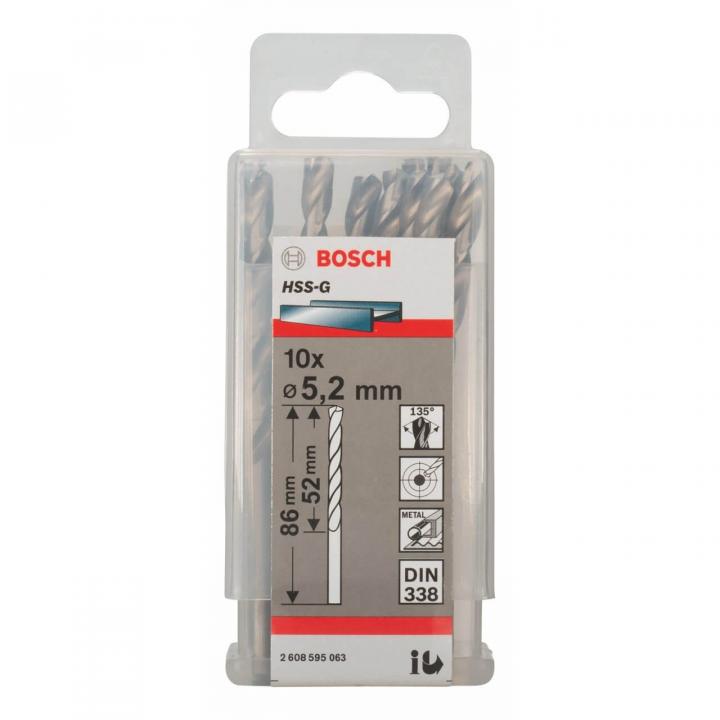 Mũi khoan kim loại HSS-G Bosch 2608595063