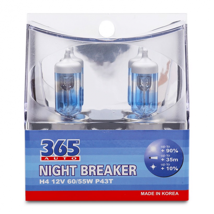 Bóng đèn ô tô Night Breaker 365 AUTO H4 12V