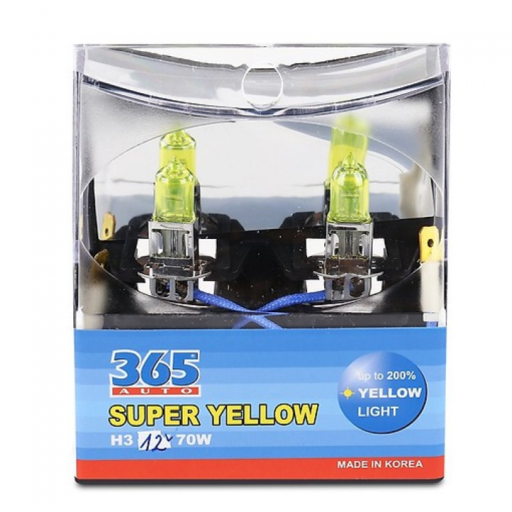 Bóng đèn Super Yellow 365 AUTO H3 12V