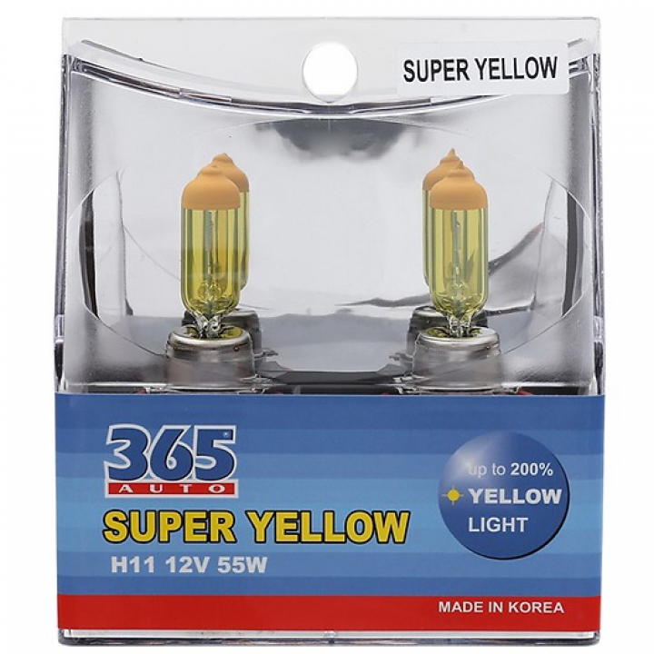 Bóng đèn Super Yellow 365 AUTO H11 12V