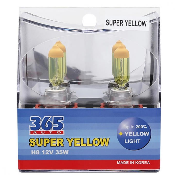 Bóng đèn Super Yellow 365 AUTO H8 12V