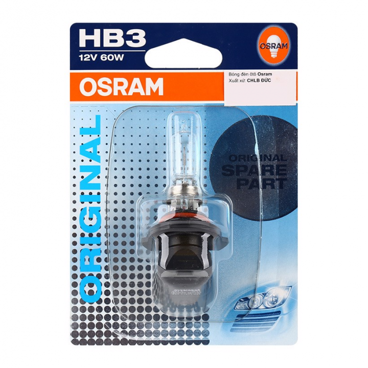 Bóng đèn ô tô Standard OSRAM HB3 12V (bộ 2 bóng)
