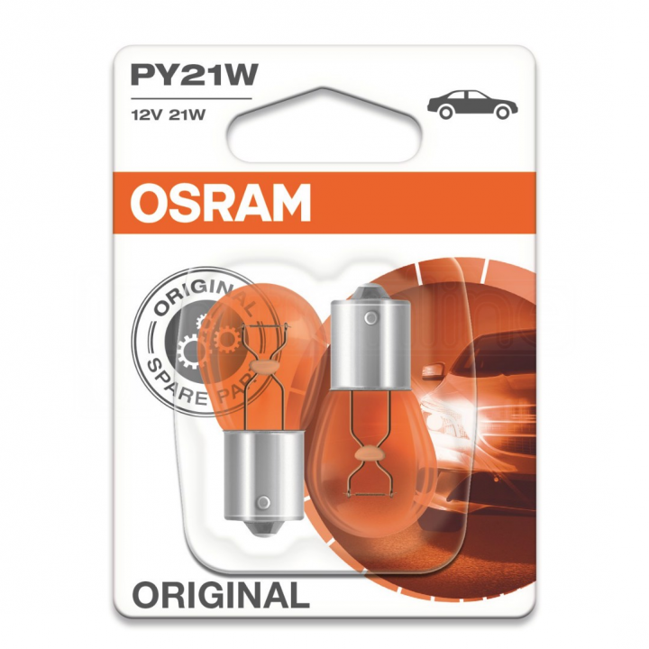 Bóng đèn xi nhan OSRAM PY21W 12V (bộ 2 bóng)
