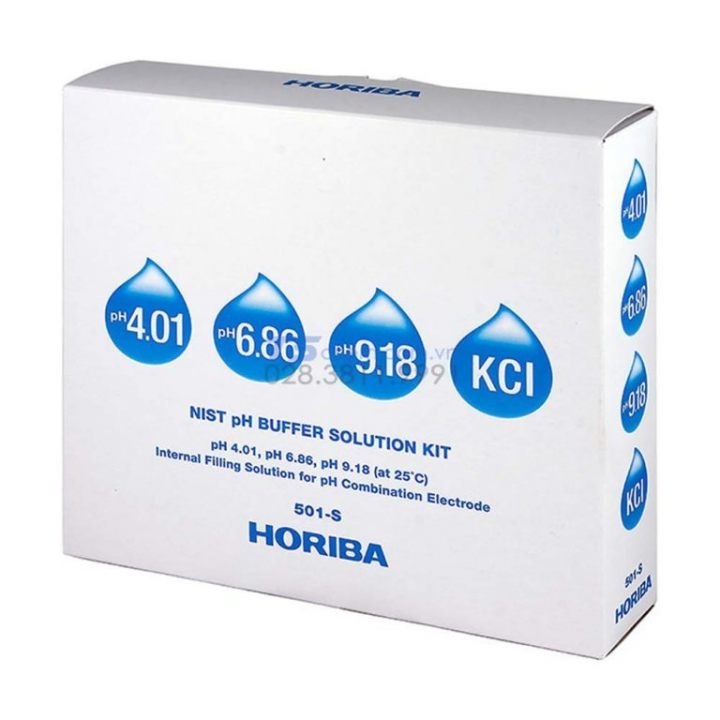 Bộ dung dịch chuẩn pH (4.01 / 6.86 / 9.18 / KCl 3.33 M) Horiba 501-S 250ml