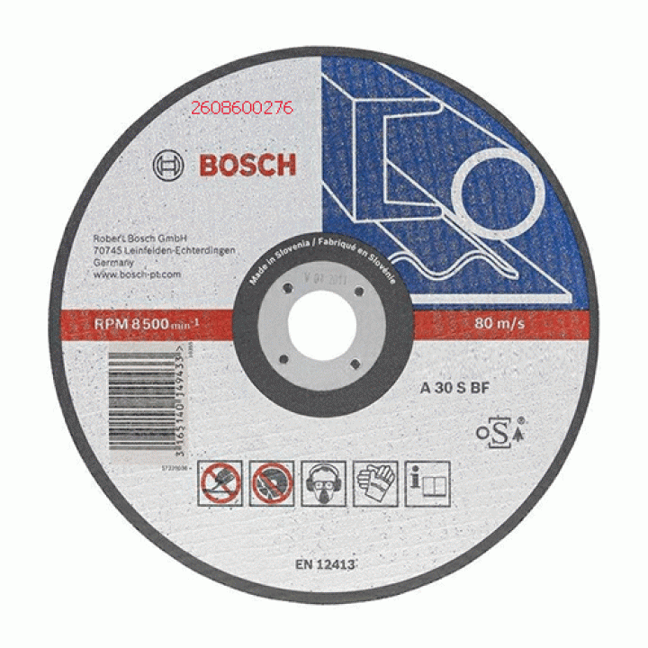 Đá cắt sắt 305 x 3 x 25.4 mm Bosch 2608600276