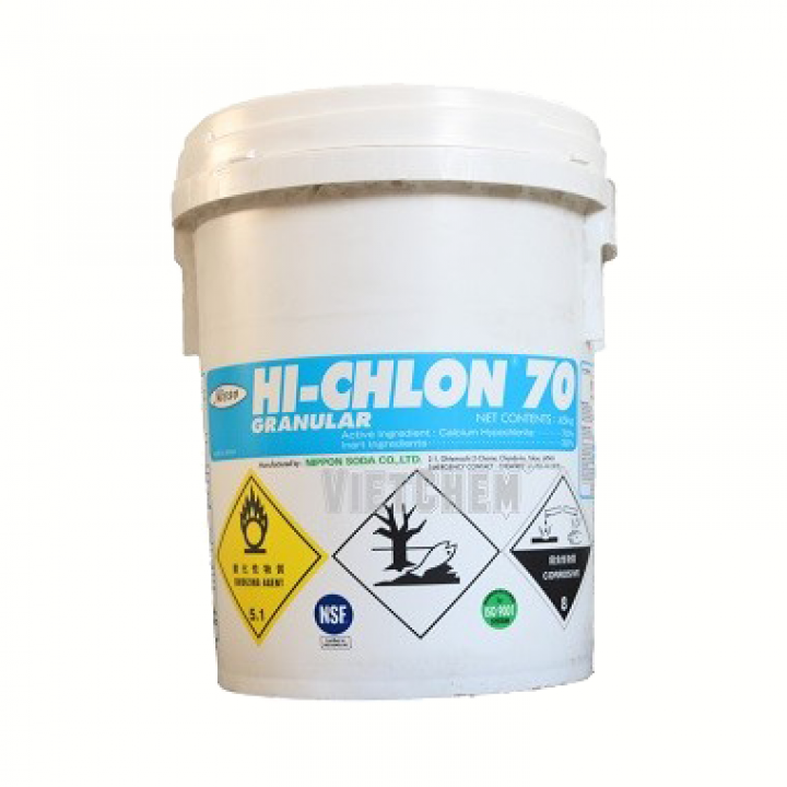 Hóa chất xử lý nước Chlorine Hi-Chlon Ca(OCl)2 70%