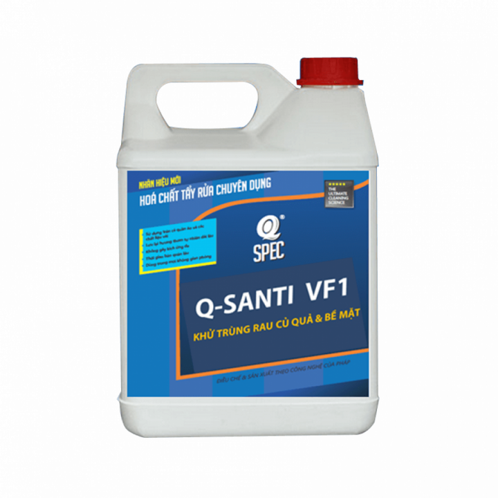 Dung dịch khử trùng rau củ quả AVCO Q-Santi VF 1 4L