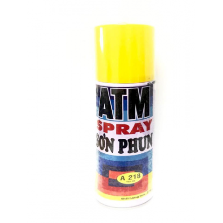 Sơn xịt ATM Spray A218 400ml (Vàng) - Thùng 12 chai