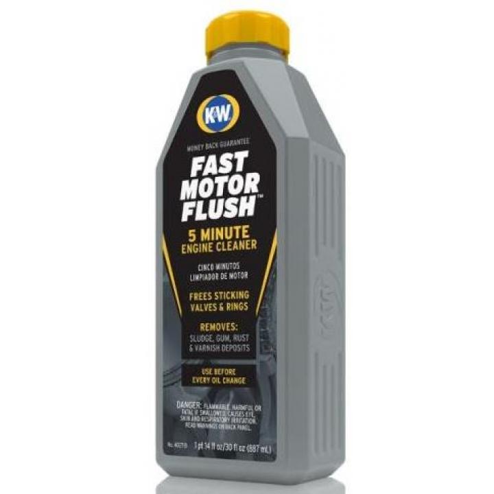 Phụ gia K&W Fast Motor Flush 5-Minute Engine Cleaner 852g