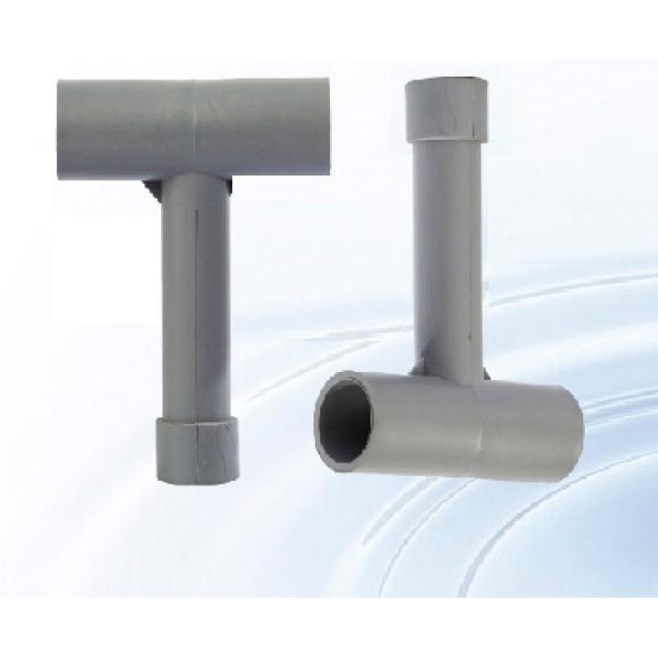 Nối ống nước T 21mm ren trong 17mm PVC T21-RT17