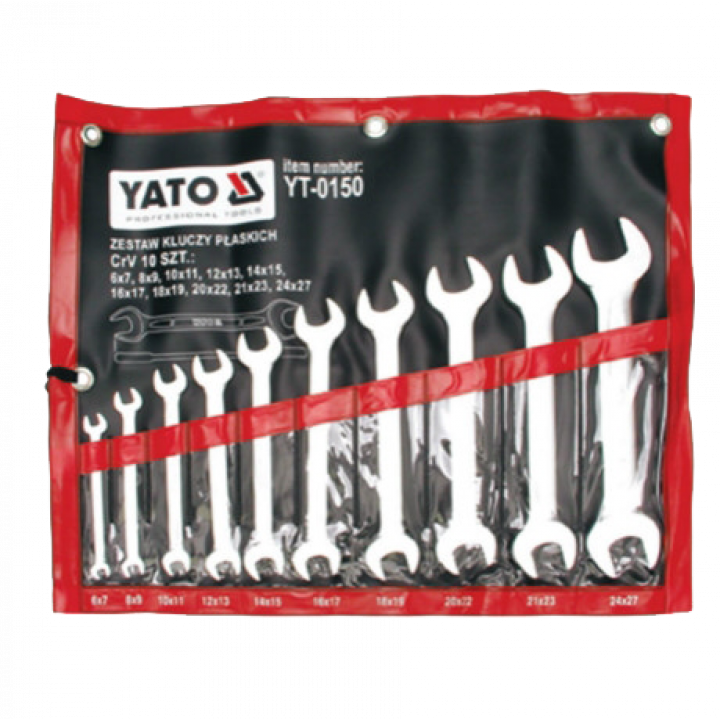 Bộ cờ lê 2 đầu miệng 12PCS Yato YT-0152