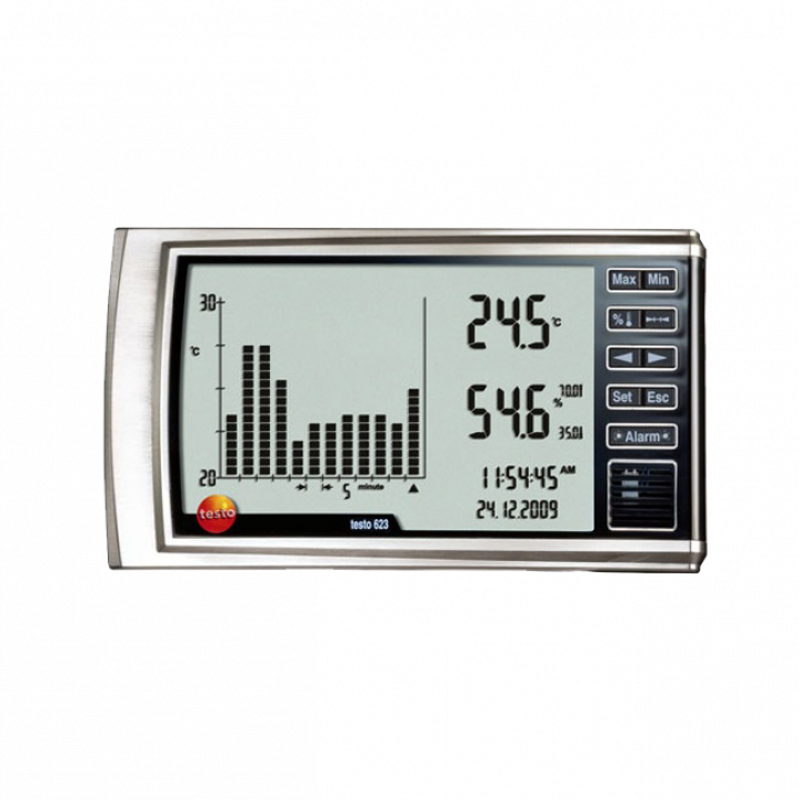 Máy đo nhiệt độ độ ẩm với biểu đồ Testo 623 0560 6230