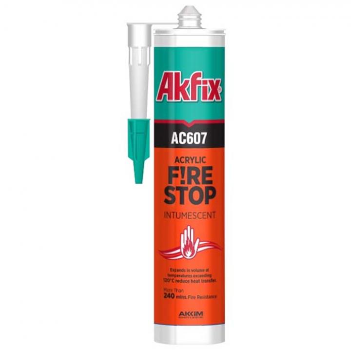 Acrylic chống cháy Akfix AC607W 310ml màu trắng