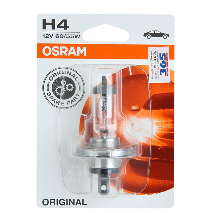 Bóng đèn ô tô Standard OSRAM H4 12V (bộ 2 bóng)