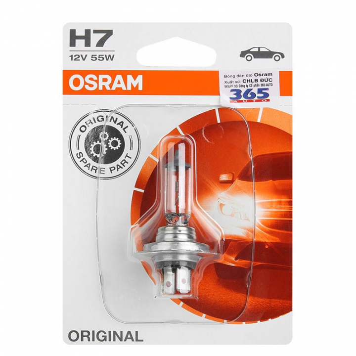 Bóng đèn ô tô Standard OSRAM H7 12V (bộ 2 bóng)