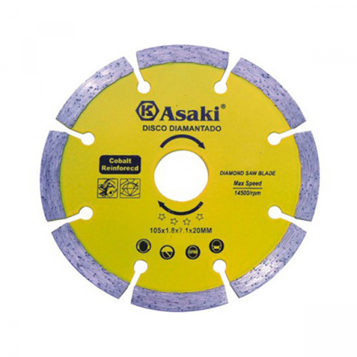 Đĩa cắt gạch khô Asaki AK-0425 Φ105 x 20mm